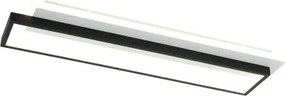 Brilagi - Plafonieră LED dimabilă OUTLINE LED/66W/230V 15x60 cm alb/negru + telecomandă