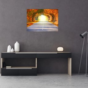 Tablou - Poarta din copaci (70x50 cm)