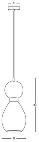Pendul design decorativ modern Rupert II