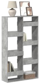 vidaXL Bibliotecă, gri beton, 100x33x175 cm, lemn prelucrat