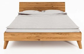 Pat dublu din lemn de stejar 160x200 cm Greg 1 - The Beds