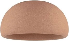 Lustra aplicata tavan cu textura granulata Davo 50cm, rosu caramiziu