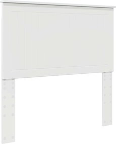 vidaXL Tăblie cap cu headboard Alb Lucios 100 cm Lemn compozit