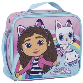 Gabby&#039;s Dollhouse Rainbow geantă termo pentru prânz 22 cm