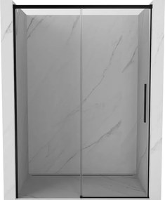 Mexen Rox uși de duș glisante 145 cm, transparente, negre - 8C2-145-000-70-00