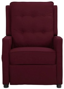 338973 vidaXL Fotoliu de masaj, violet, material textil