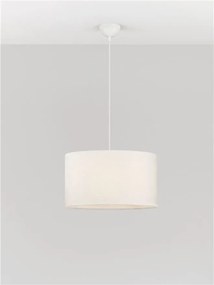 Lustra suspendata cu abajur alb SYRIN