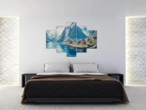 Tablou - Sat norvegian (150x105 cm)