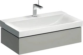 Dulap baza pentru lavoar suspendat Geberit Xeno2 greige 1 sertar 88 cm