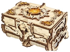 Cutie Antica de Chihlimbar  - Puzzle 3D Ugears Modele Mecanice