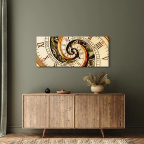 Tablou cu ceas (120x50 cm)