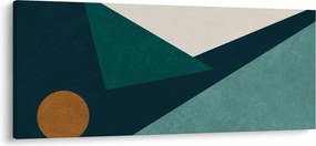 Tablou - Abstract cubic (120x50 cm)