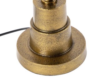 Lampă de masă Art Deco bronz fără abajur - Pisos