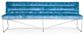 Bancheta dining din piele de bivol ✔ model DALMATIO IDEALO | Dimensiuni: 220x65x87x52 cm