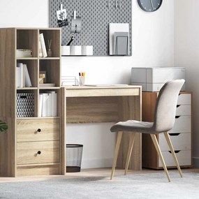 vidaXL Birou Stejar sonoma 80 x 40 x 76 cm Lemn compozit