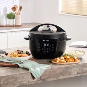Instant Pot XL 140001901, 1200W, 7.1 l, 7 programe, Start întârziat, Ecran LCD, Negru