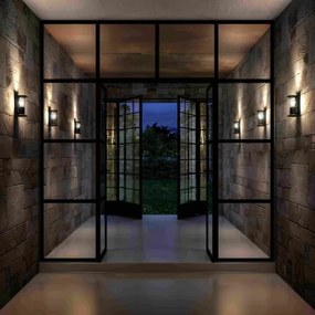 Aplică de exterior Lucide 27885/01/30 CLAIRE 1xE27/15W/230V IP54 negru