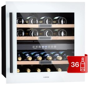 Vinsider 36 Quartz Edition, frigider pentru vin, 2 zone de răcire, 5-22 °C, 85 l