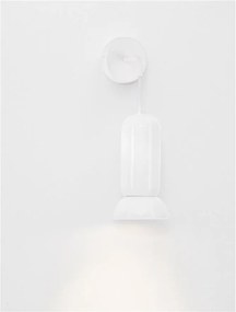 Aplica de perete ceramica alba PARLO