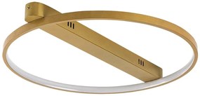 Plafoniera LED din metal auriu Beliza