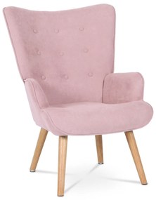 Fotoliu cu taburet PINK2, roz