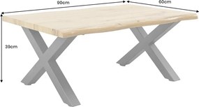 Masuta de cafea design industrial Wild 90x60cm