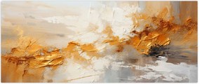 Tablou - Textura aurie (120x50 cm)