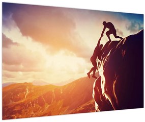 Tablou - Alpiniști (90x60 cm)
