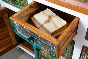 Comoda design vintage, Shabby Chic Jakarta 160cm, white wash