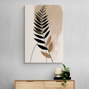 Tablou forme abstracte botanice de ferigă