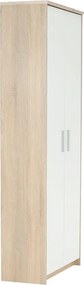 Dulap de birou, stejar sonoma/alb, JOHAN 2 NEW 05