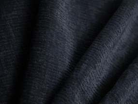 Pat albastru închis tapițat cu spațiu de depozitare cu somieră 90x200 cm Kaelle – Micadoni