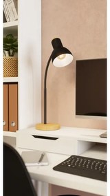 Lampă de masă VERADAL 1xE27/40W/230V neagră Eglo 98831