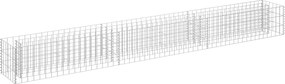 vidaXL Strat înălțat gabion, 270 x 30 x 30 cm, oțel galvanizat