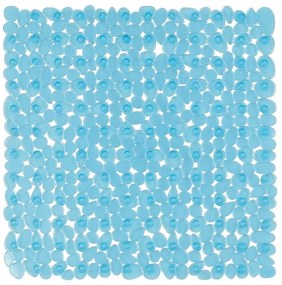 Spirella Suport antiderapant pentru duș RIVERSTONE, albastru, 54 x 54 cm