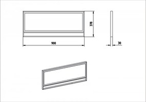 Set consola si oglinda Castelmola Negru/Auriu