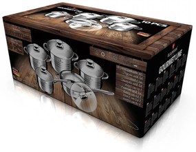 Set oale si tigai otel inoxidabil (12 piese) Jumbo Gourmet Line Blaumann BL 3135