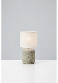 Veioză gri cu abajur textil (înălțime 33 cm) Montagna – Markslöjd