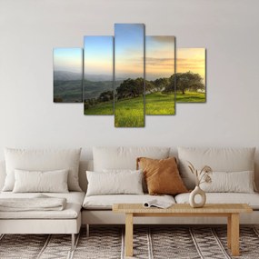Tablou - Privire de pe deal (150x105 cm)