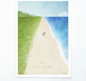 Poster Travelposter Ireland, 30 x 40 cm