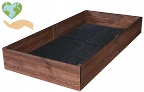 Pat din lemn natural impregnat 200 x 100 x 27 cm