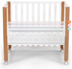 KINDERKRAFT SELECT KOYA Premium - Pătuț 4 în 1 pentru copii, fag/pin