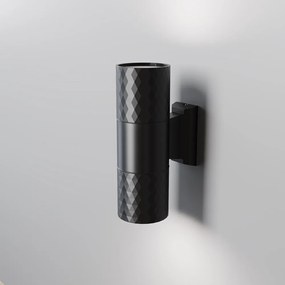 Aplica de perete iluminat ambiental exterior IP54 Bowery 2L negru