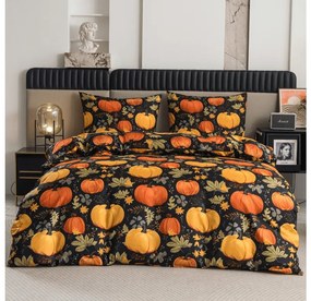 Lenjerie de pat din microfibra ORANGE PUMPKINS colorate Dimensiune lenjerie de pat: 70 x 90 cm | 140 x 220 cm