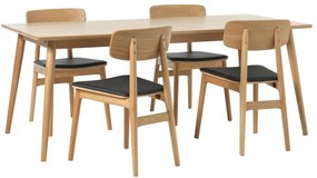 Scaun de dining în culoare naturală Livo – Unique Furniture