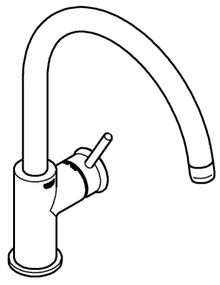 GROHE 31553001 - Baterie pentru chiuvetă START CLASSIC crom lucios