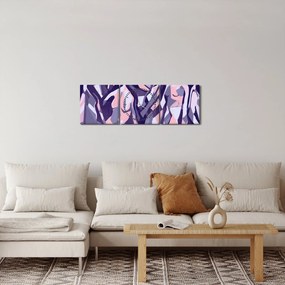 Tablou - Abstract, femei (cu ceas) (90x30 cm)