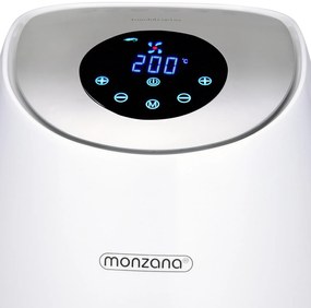 Deuba Cuptor cu aer cald FRYER 1 alb - 9 in 1 cu ecran tactil 1485 W 3,6 l