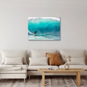 Tablou - Surfer în valuri (70x50 cm)