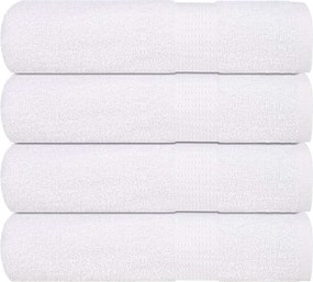 vidaXL Prosoape de duș, FROGN, 4 buc., alb, 70x140 cm, 360 g/m²